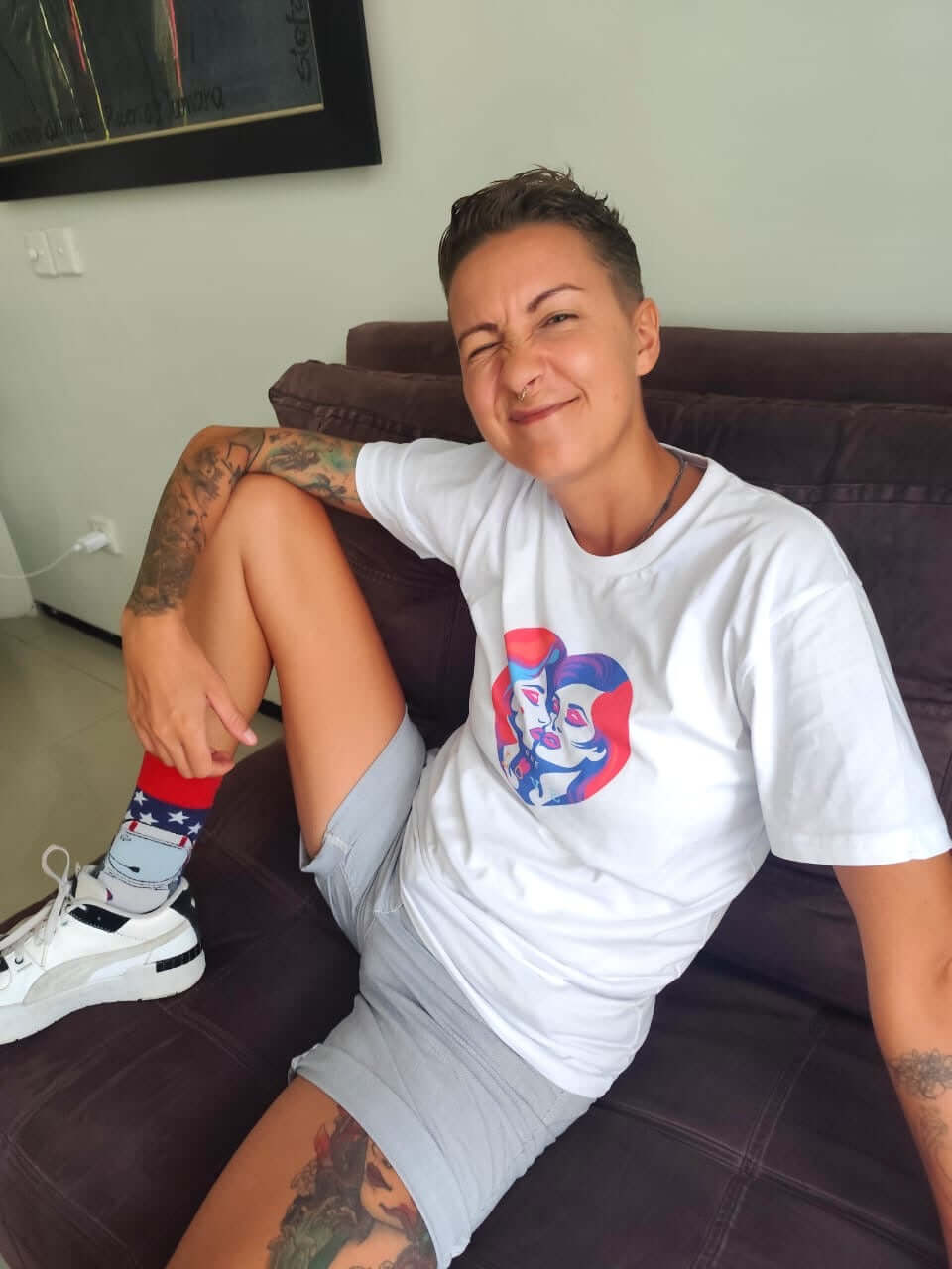 Britta - One Love Tee - Bite Me Now