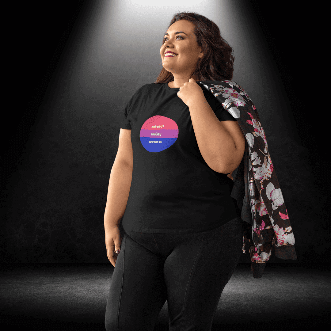 Bisexual Visibility Day Black Tee - LGBTQIA+ Bisexual Tees