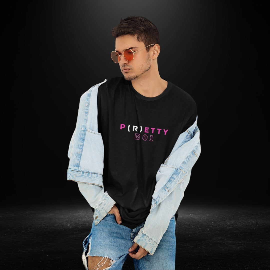 PrettyBoi Black Tee - Bite Me Now
