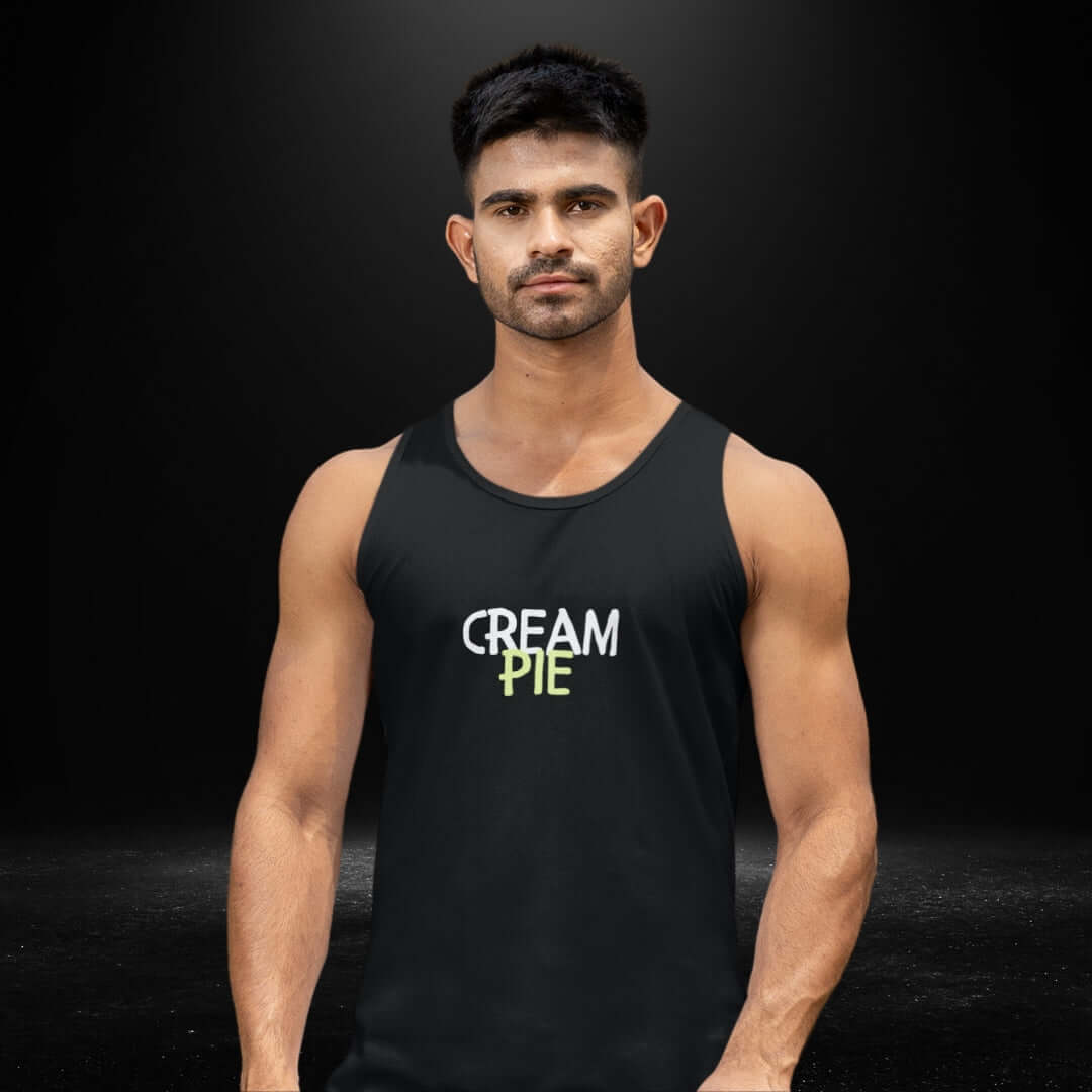 Cream Pie Black Tank - LGBTQIA+ Tank Tops