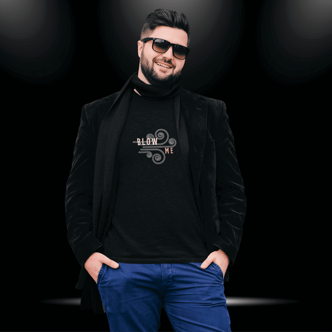 Blow Me Black Tee - LGBTQIA+ Unapologetic Tees