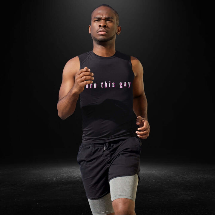 Born This Gay Black Tank 