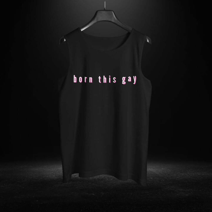 Born This Gay Black Tank 