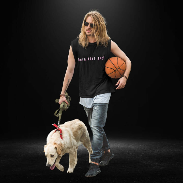 Born This Gay Black Tank 