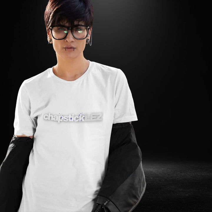 ChapstickLEZ White Tee
