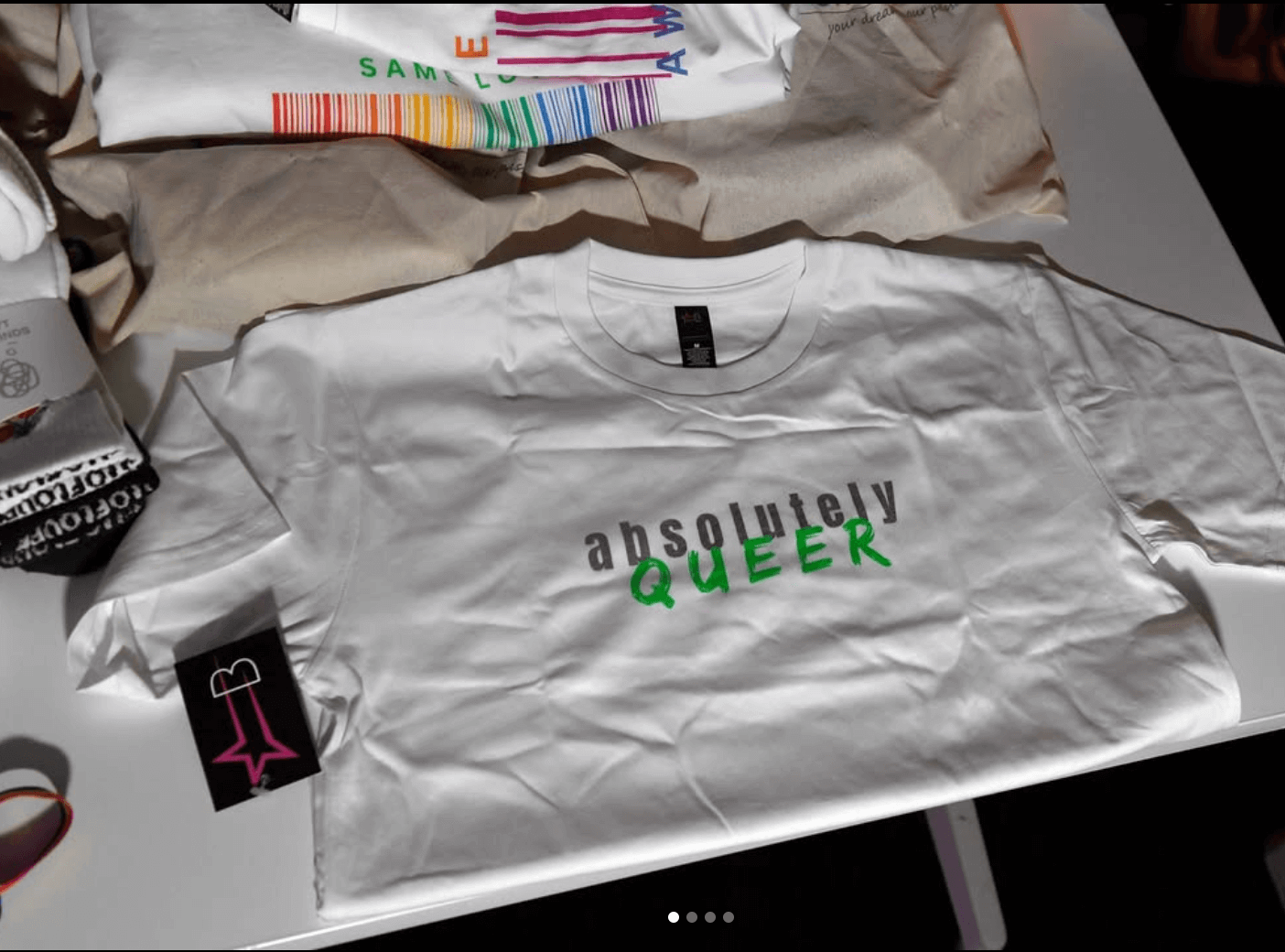 IG Post - Absolutely Queer White Tee