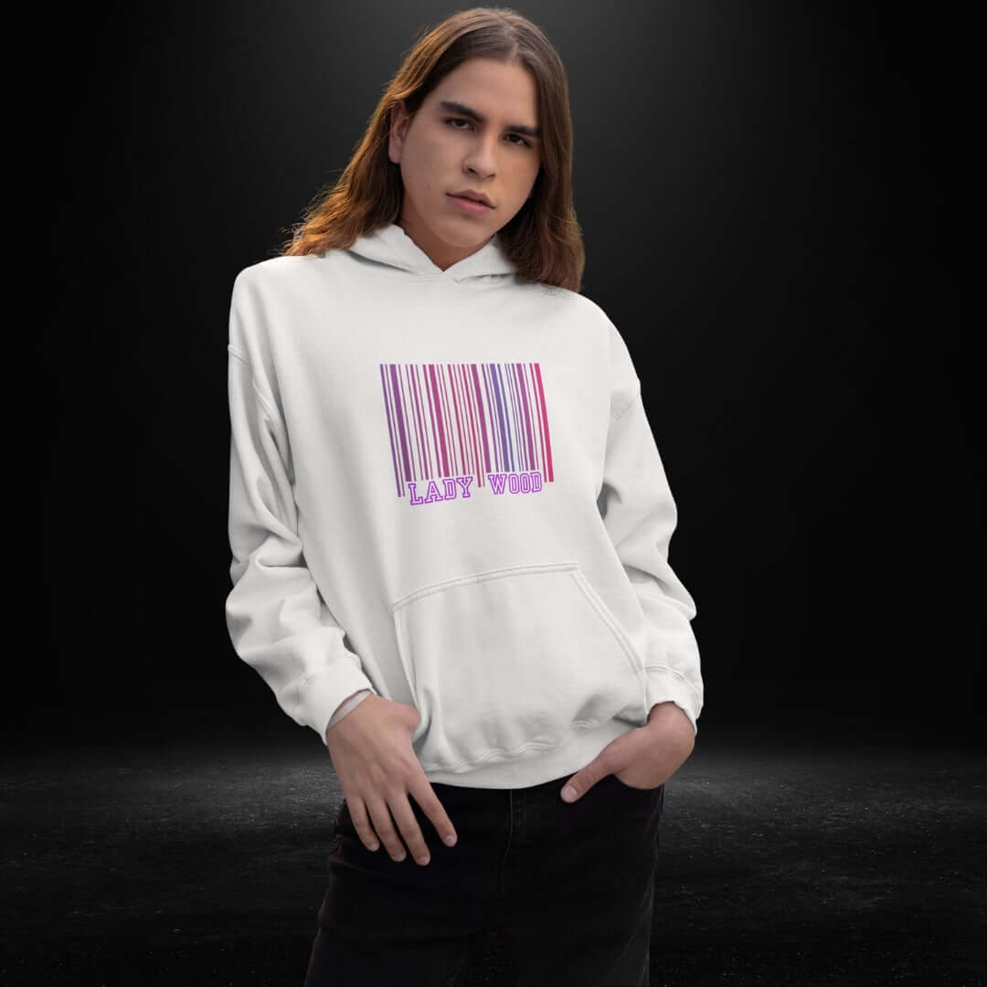 Lady Wood White Hoodie 